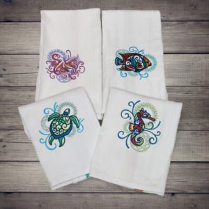 Mehndi Dish/Hand Towels Collection